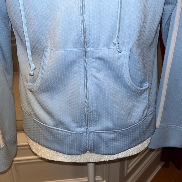 Pro spirit hooded zipper jacket Sz Small sporty athletic sweatshirt top - Picture 4 of 9